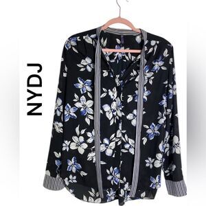 NYDJ Women's Button-Up‎ Blouse Size M